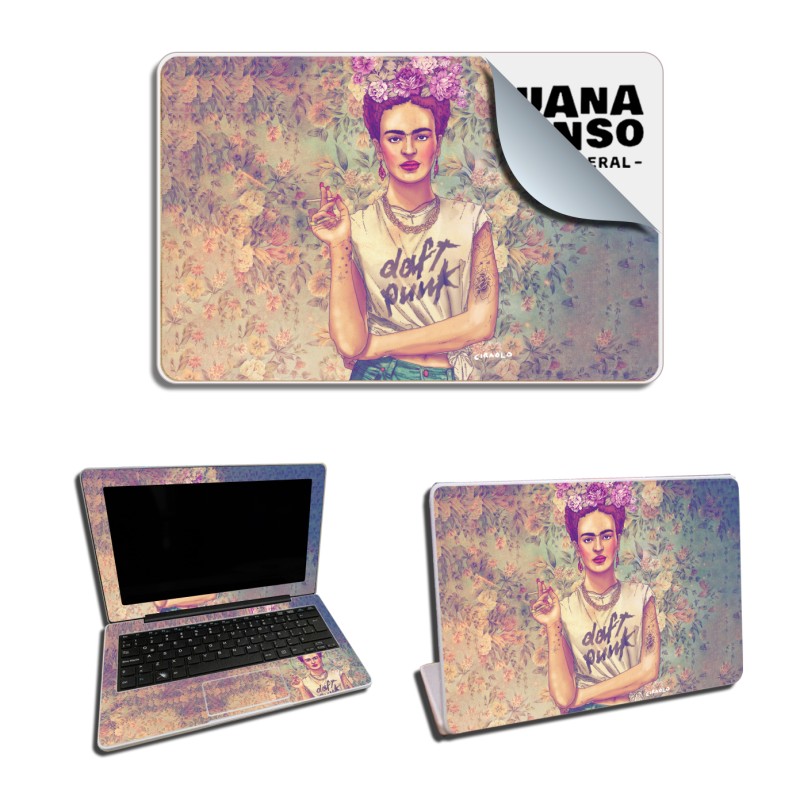 Skin Adhesivo Netbook Conectar Igualdad Juana Manso Frida