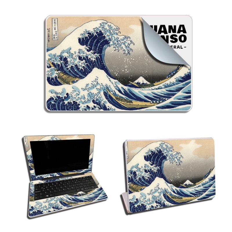 Skin Adhesivo Netbook Conectar Igualdad Juana Manso Great Wave