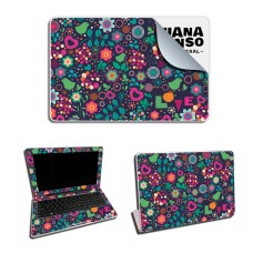 Skin Adhesivo Netbook Conectar Igualdad Juana Manso Love And flowers