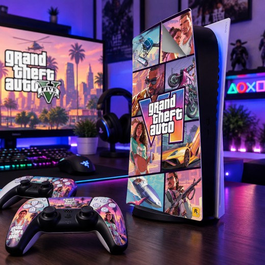 Skin Adhesivo PS5 FAT
