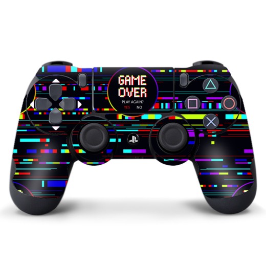 Skin Adhesivo Joystick PS4 Game Over 2