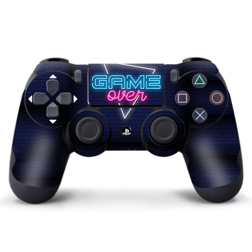 Skin Adhesivo Joystick PS4 Game Over 2