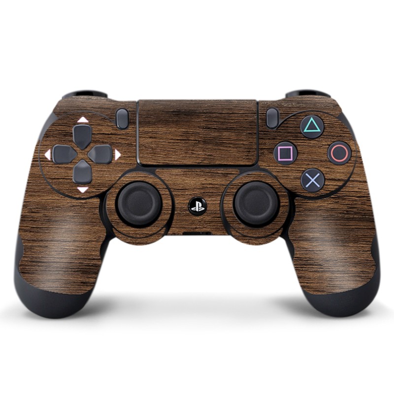 Skin Adhesivo Joystick PS4 DarkWood