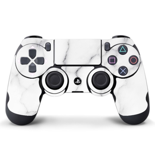 Skin Adhesivo Joystick PS4 Marble White