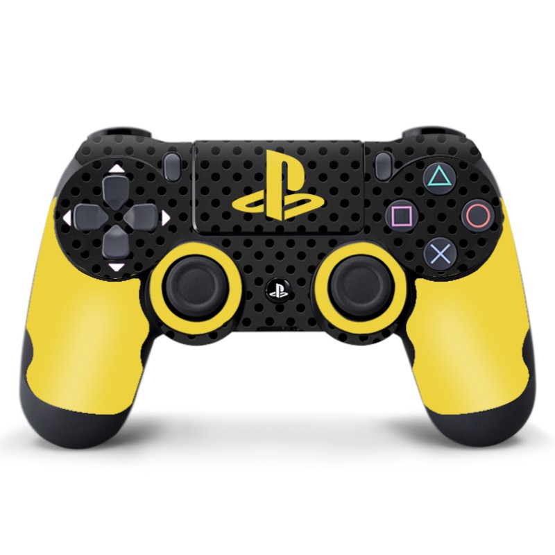 Skin Adhesivo Joystick PS4 Tecno gold