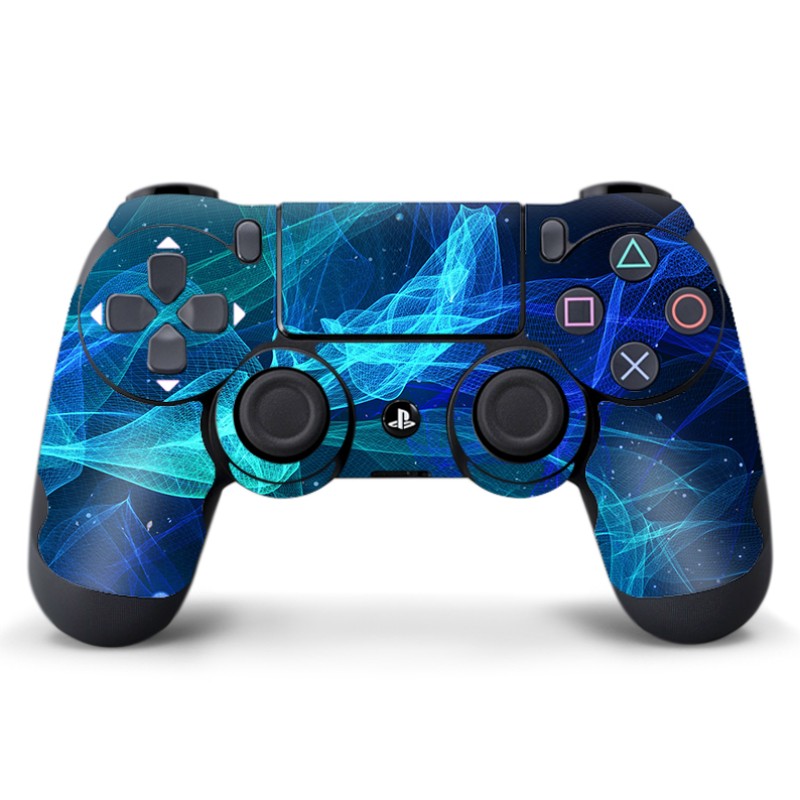 Skin Adhesivo Joystick PS4 Blue Universe