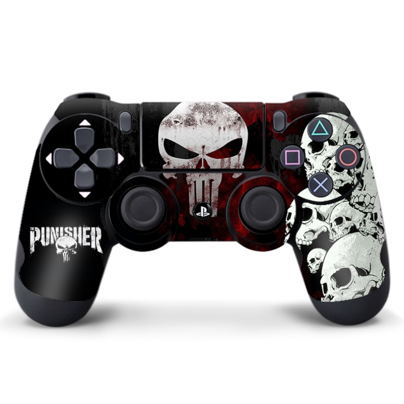 Skin Adhesivo Joystick PS4 The punisher