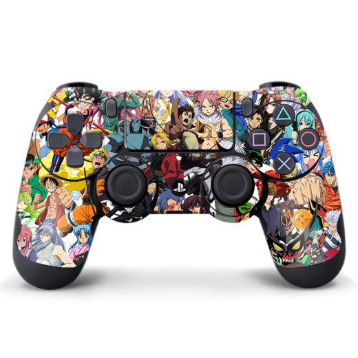 Skin Adhesivo Joystick PS4 All Anime