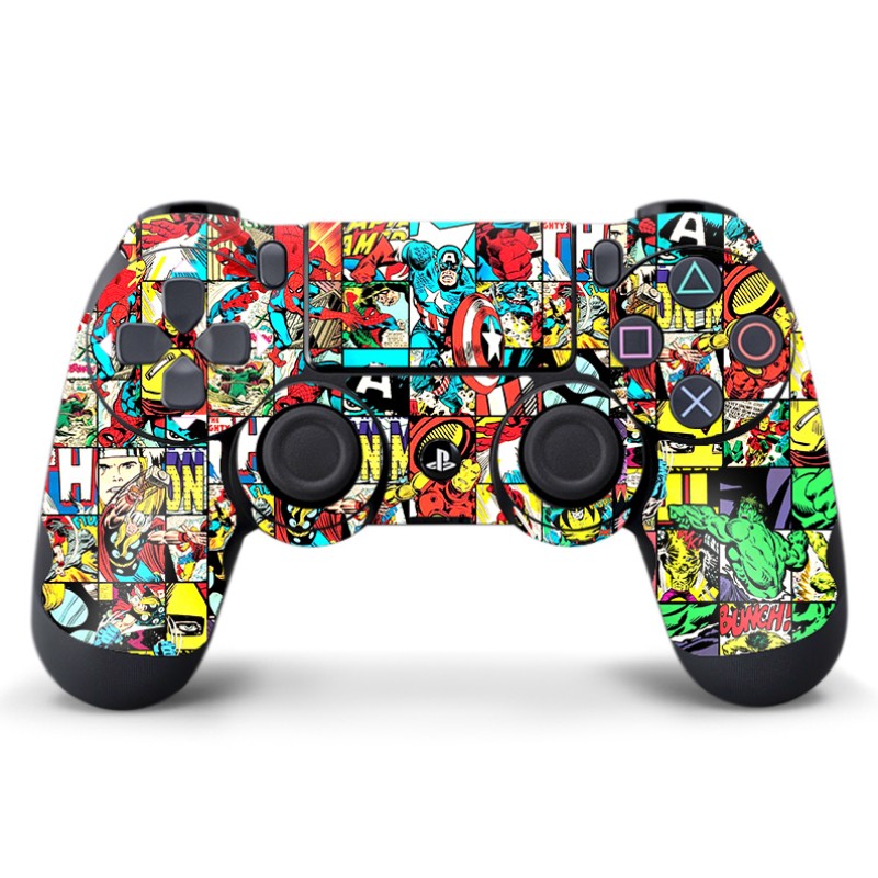 Skin Adhesivo Joystick PS4 Marvel Comic Skin Adhesivo Joystick PS4 Marvel Comic