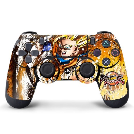 Skin Adhesivo Joystick PS4 DBZ Fighter