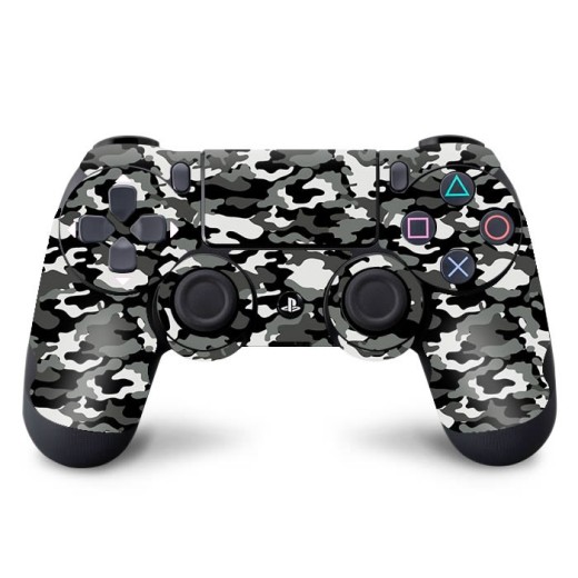 Skin Adhesivo Joystick PS4 Camuflado Gray