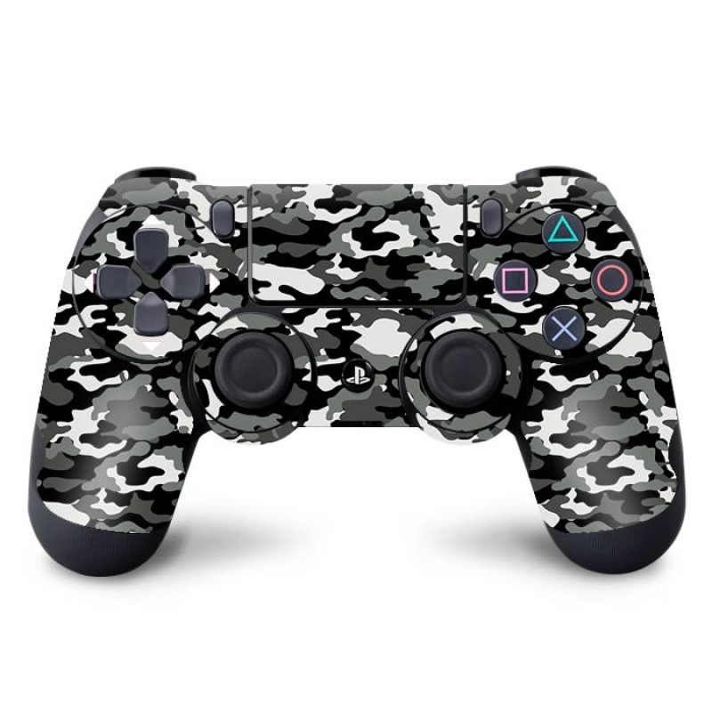Skin Adhesivo Joystick PS4 Camuflado Gray