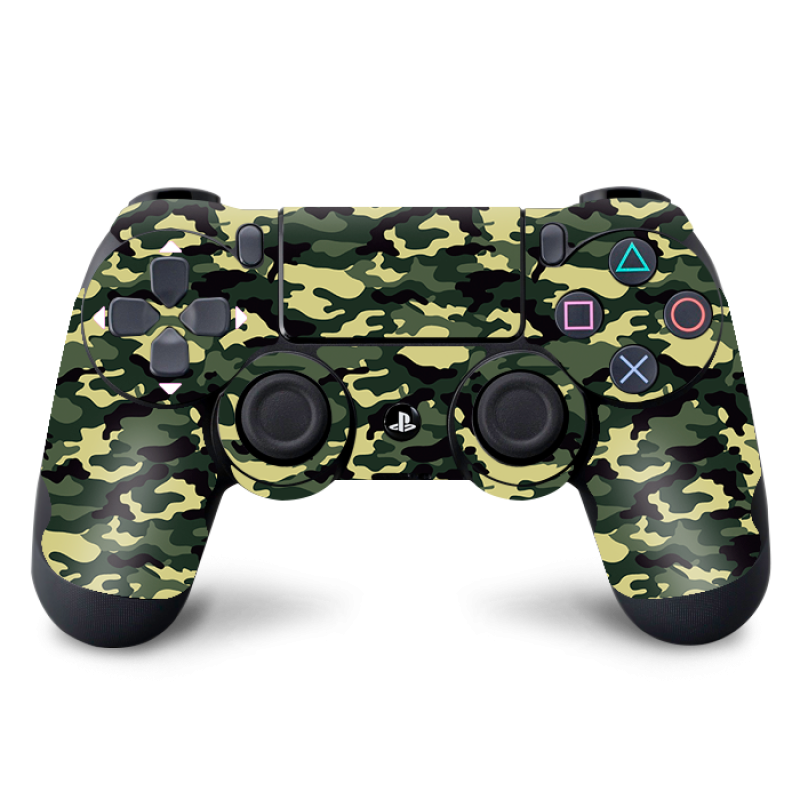 Skin Adhesivo Joystick PS4 Camuflado Jungle