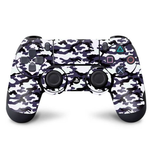 Skin Adhesivo Joystick PS4 Camuflado Polar