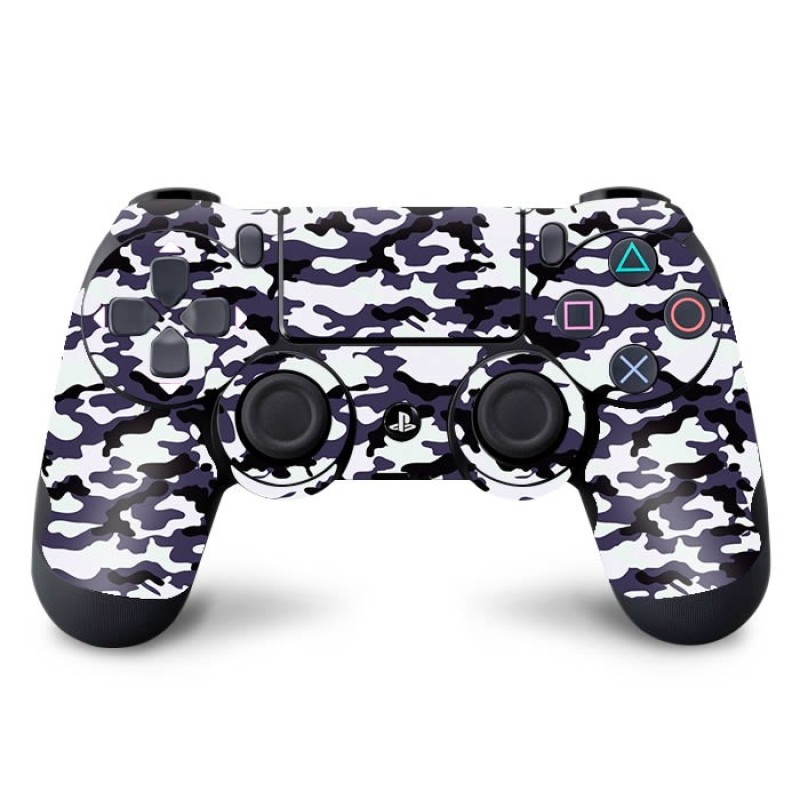 Skin Adhesivo Joystick PS4 Camuflado Polar