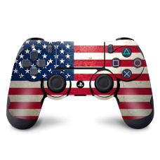Skin Adhesivo Joystick PS4 USA Flag