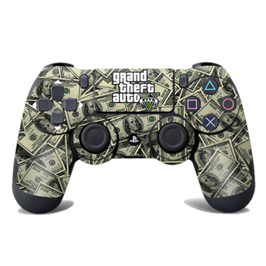 Skin Adhesivo Joystick PS4 100 Dollars