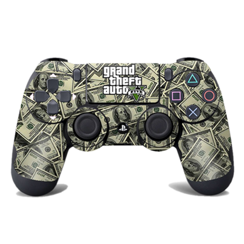 Skin Adhesivo Joystick PS4 100 Dollars