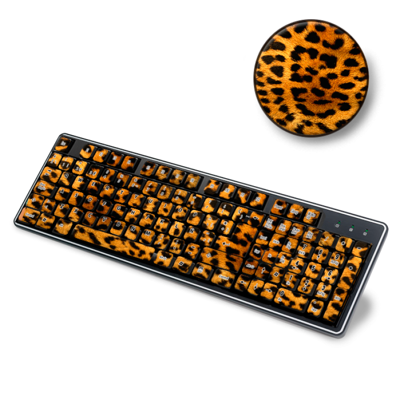Skin Adhesivo Teclado Leopard