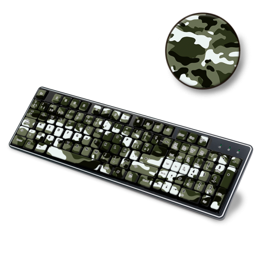 Skin Adhesivo Teclado Camuflado