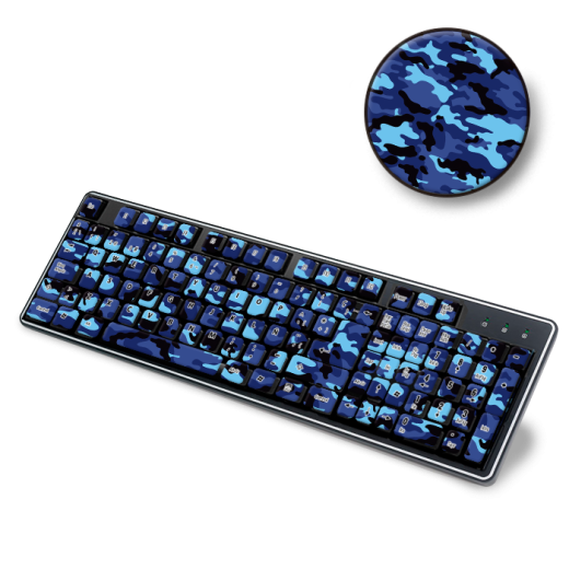 Skin Adhesivo Teclado Camuflado City