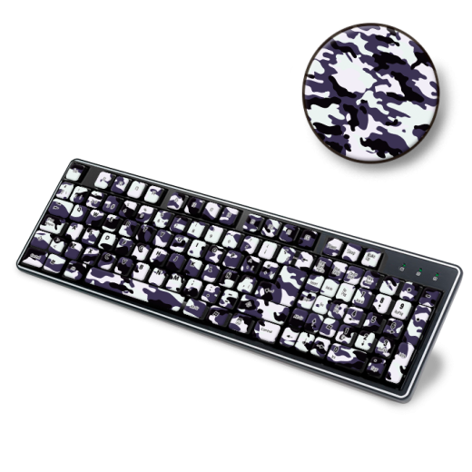 Skin Adhesivo Teclado Camuflado Polar
