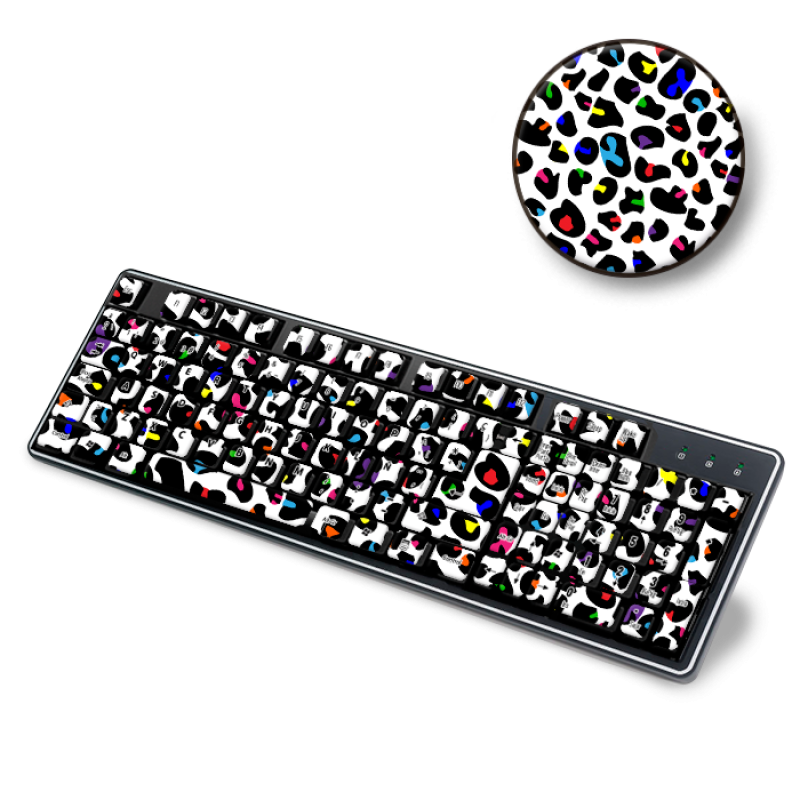 Skin Adhesivo Teclado Freaky Leopard