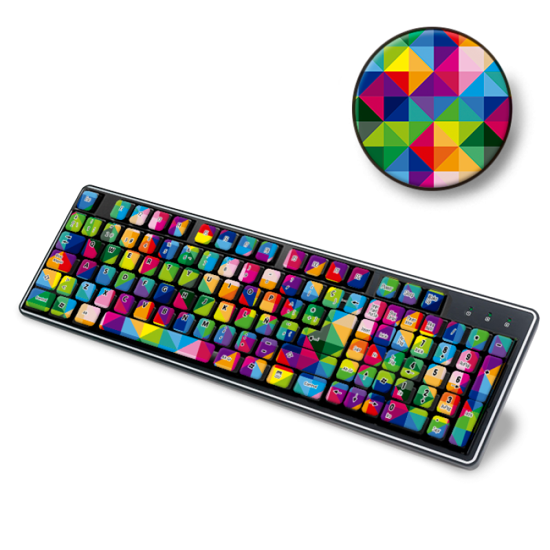 Skin Adhesivo Teclado Geometric