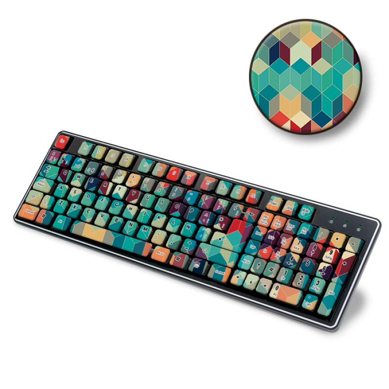 Skin Adhesivo Teclado HoneyComb