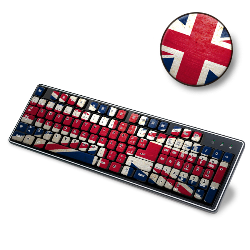 Skin Adhesivo Teclado UK Flag