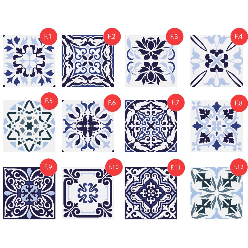 Vinilo Mosaico Adhesivo Faro x 12 un.