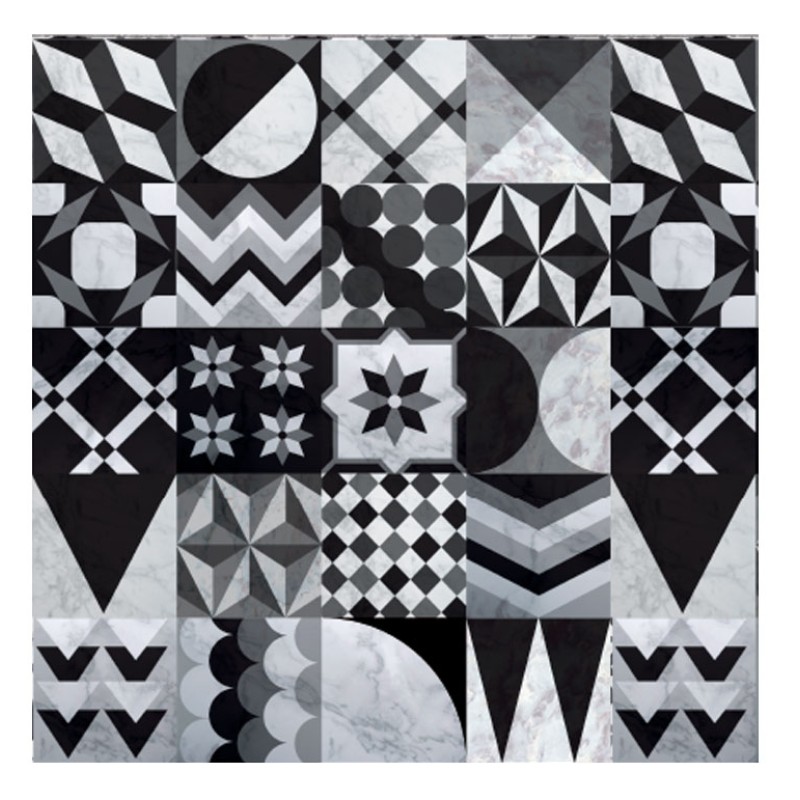 Vinilo Mosaico Adhesivo Mix Marmol x 12 un.