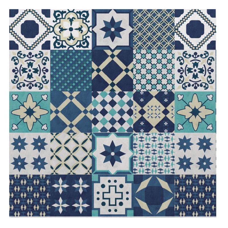 Vinilo Mosaico Adhesivo Old Blue x 12 un.