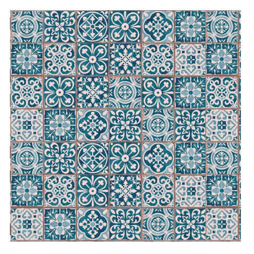 Vinilo Mosaico Adhesivo Venecia x 12 un.