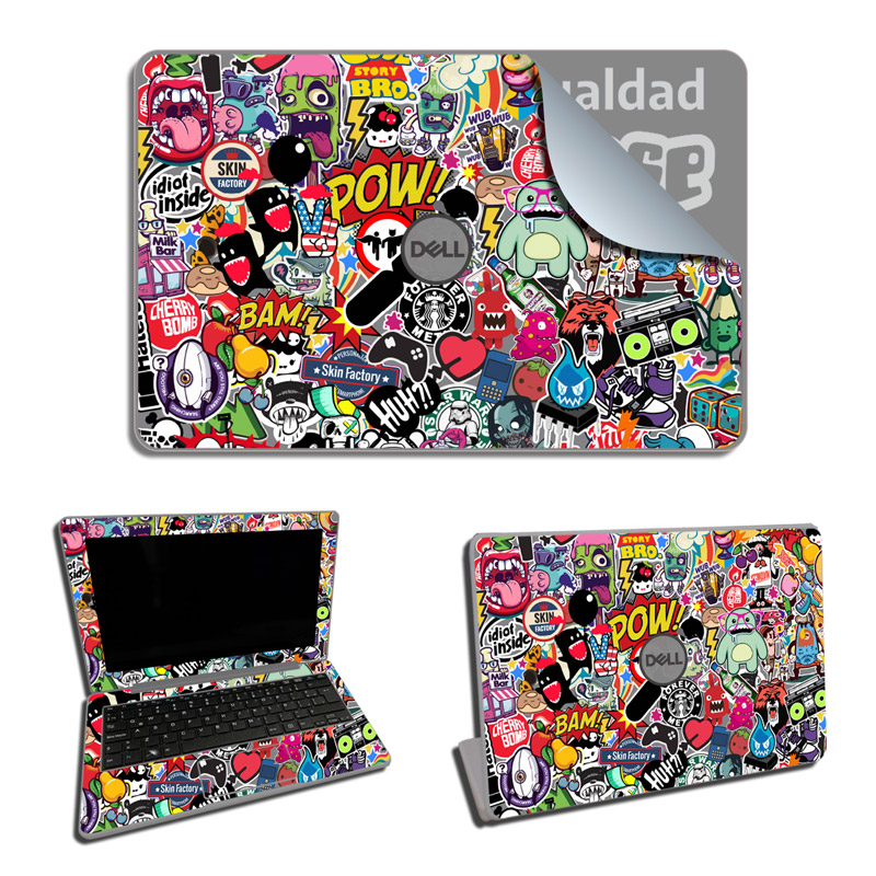 Skin Adhesivo Ploteo Completo Netbook Dell Conectar Igualdad
