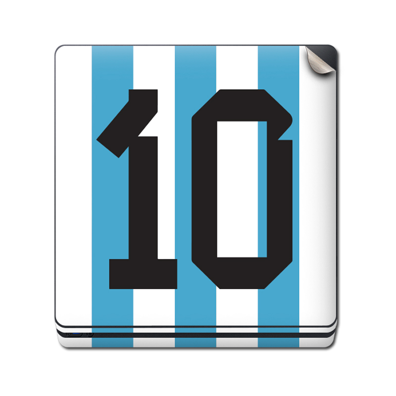 Skin Adhesivo Playstation 4 PS4 Camiseta Argentina 10