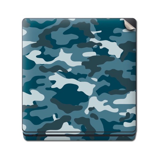 Skin Adhesivo Playstation 4 PS4 Camuflado Blue PS