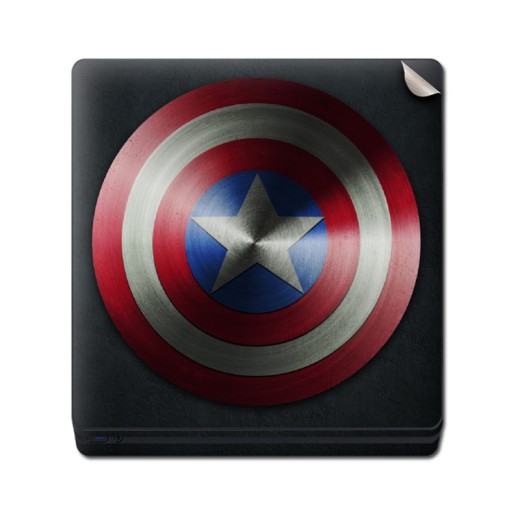 Skin Adhesivo Playstation 4 PS4 Escudo Capitan