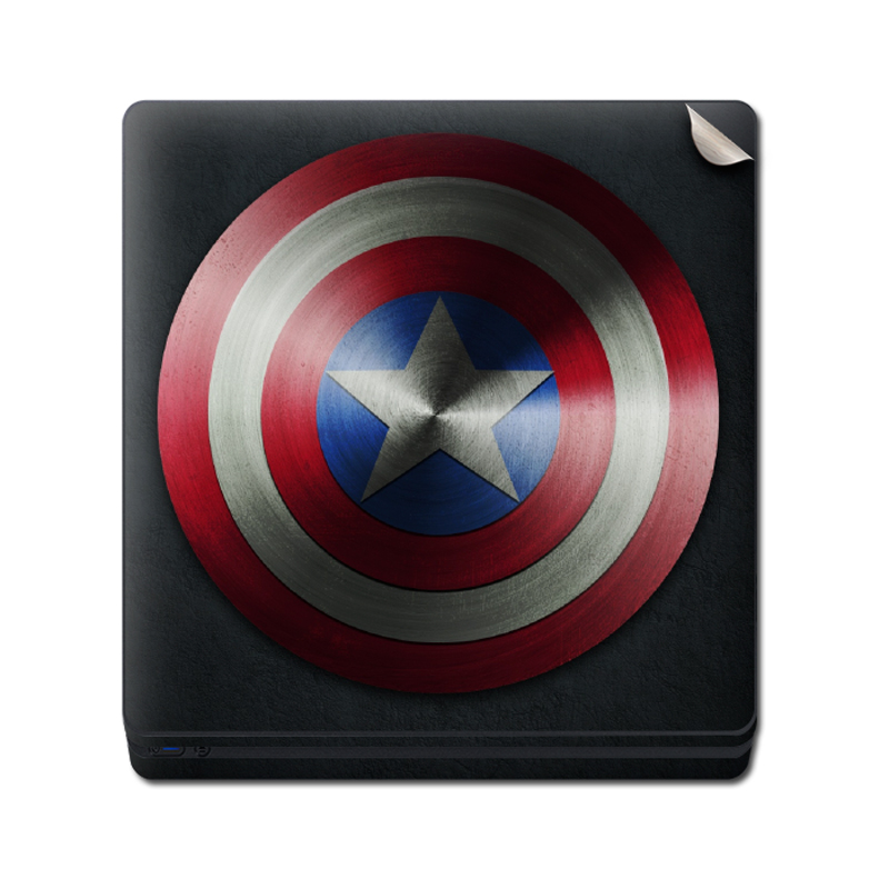 Skin Adhesivo Playstation 4 PS4 Escudo Capitan
