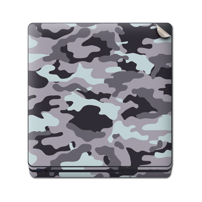 Skin Adhesivo Playstation 4 PS4 Camuflado Gray