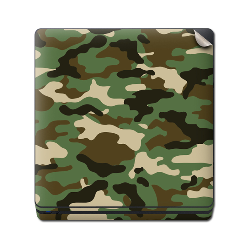 Skin Adhesivo Playstation 4 PS4 Camuflado Woodland