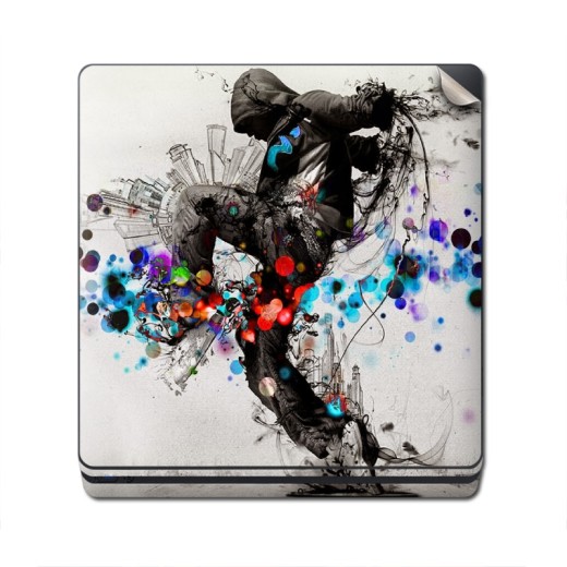 Skin Adhesivo Playstation 4 PS4 Color Kick