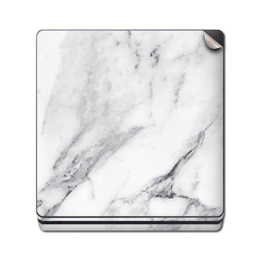 Skin Adhesivo Playstation 4 PS4 Marble White