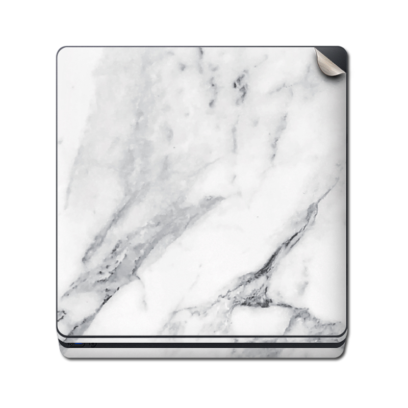 Skin Adhesivo Playstation 4 PS4 Marble White