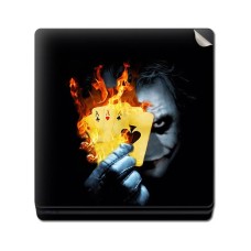 Skin Adhesivo Playstation 4 PS4 Card on Fire