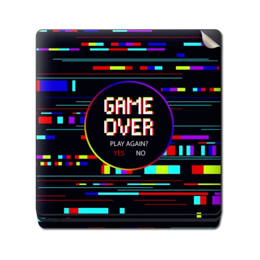 Skin Adhesivo Playstation 4 PS4 Game Over