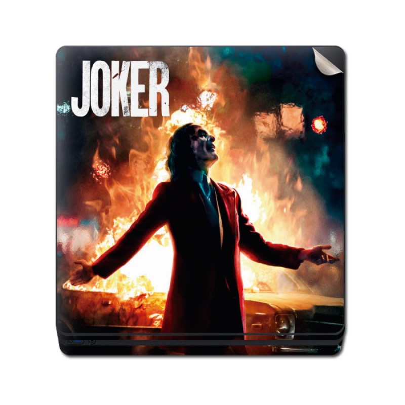 Skin Adhesivo Playstation 4 PS4 Joker Fire