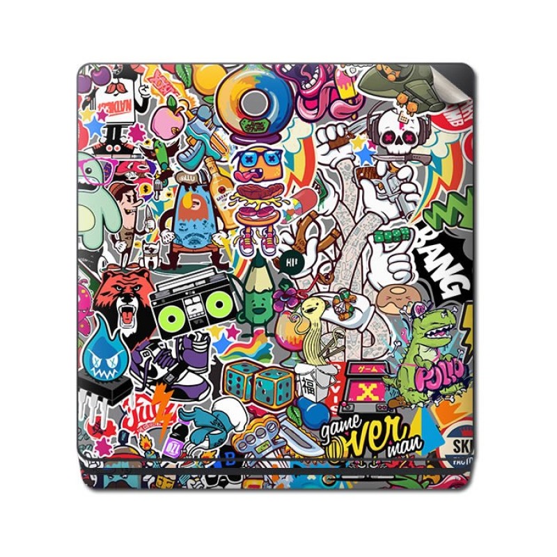 Skin Adhesivo Playstation 4 PS4 Sticker Bomb 2