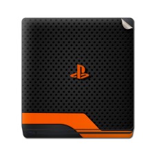 Skin Adhesivo Playstation 4 PS4 Tecno Orange