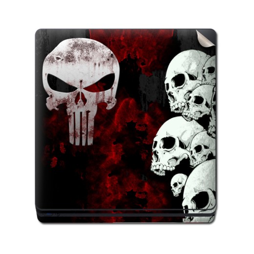 Skin Adhesivo Playstation 4 PS4 Punisher Skulls